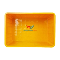 THÙNG NHỰA ĐẶC HS017 (SÓNG NHỰA BÍT 2T5) KT: 610 x 420 x 250 MM