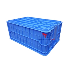 THÙNG NHỰA ĐẶC HS017 (SÓNG NHỰA BÍT 2T5) KT: 610 x 420 x 250 MM
