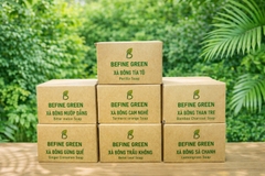 (Tặng Túi) Xà Bông Ủ Lạnh Tinh Dầu Thiên Nhiên BEFINE GREEN 100g (Sả Chanh, Than Tre, Cam Nghệ...)