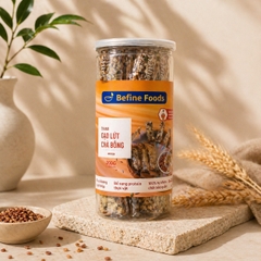 Thanh Gạo Lứt Chà Bông Mật Dừa Nước Befine Foods 200g