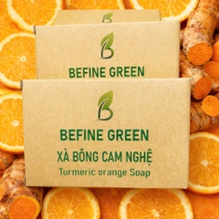 (Tặng Túi) Xà Bông Ủ Lạnh Tinh Dầu Thiên Nhiên BEFINE GREEN 100g (Sả Chanh, Than Tre, Cam Nghệ...)