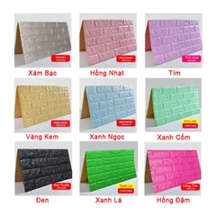 Xốp dán tường 3d giả gạch 4mm
