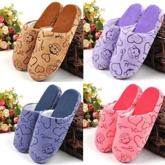 [ FREESHIP] Combo 5 đôi dép đi trong nhà mua đông cho cả gia đình - dép bông