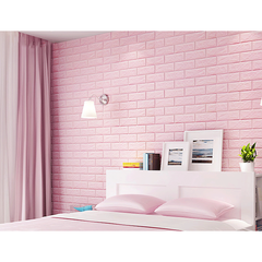 XỐP DÁN TƯỜNG 3D GIẢ GẠCH MẦU HỒNG