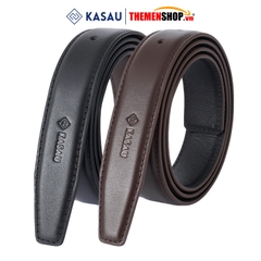 Dây thắt lưng nam không mặt hiệu KASAU - Khóa lỗ 2.9cm - DKS01KL29