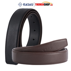 Dây nịt nam không mặt hiệu KASAU - Khóa lỗ 3.4cm - DKS03KL34