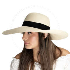 Nón panama nữ rộng vành hiệu MontEcuadorHats PE18