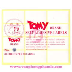 Giấy decal số ( 0 đến 95 ) Xấp (10 Tờ)