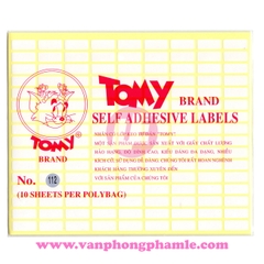 Giấy decal số ( 0 đến 95 ) Xấp (10 Tờ)