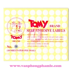 Giấy decal số ( 0 đến 95 ) Xấp (10 Tờ)