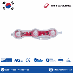 LED Module 3 bóng Interone-Z3U-V05-R-A6-072-2-SS2835