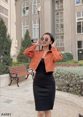 Áo khoác kaki cam A4081
