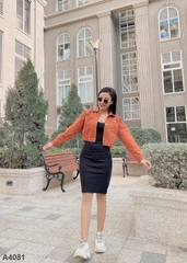 Áo khoác kaki cam A4081