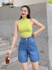 Quần jean ngố nữ LOREN 2 nút B31031