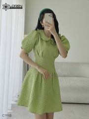 Đầm nữ LOREN xốp Xanh C1963