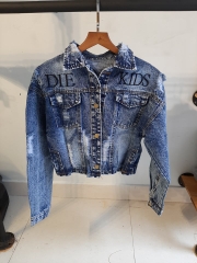 Áo khoác jean LOREN cool kids xanh A4090