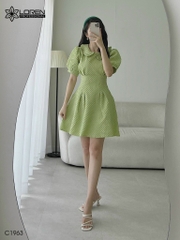 Đầm nữ LOREN xốp Xanh C1963