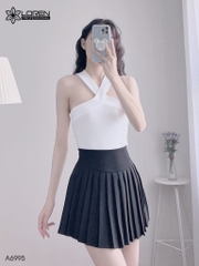 Áo kiểu nữ LOREN bozip chéo cổ A6995