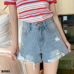 Quần jean short tua xanh B5085
