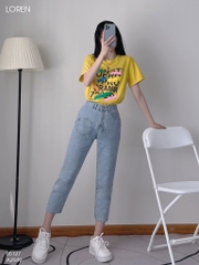 Quần jean baggy LOREN kiểu túi đắp B5127