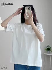 Áo thun nữ LOREN trơn tay ngắn A1984