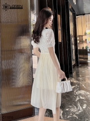 Đầm nữ LOREN phối ren C11015