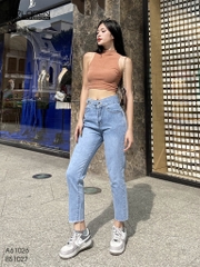 Quần jean baggy nữ LOREN lưng kiểu B51027