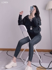 Áo khoác LOREN dù 2 túi hộp A4944