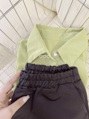 Set nữ LOREN xanh bơ A9959