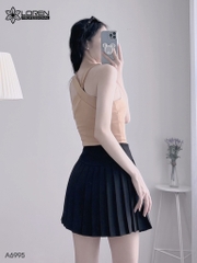 Áo kiểu nữ LOREN bozip chéo cổ A6995