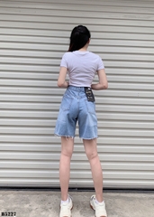 Quần jean ngố tua xanh B5227