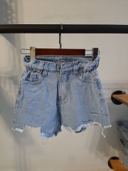 Quần jean short tua xanh B5013