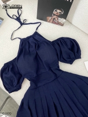 Đầm nữ LOREN cổ yếm C1970