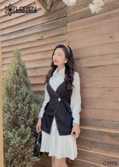 Set đầm somi ghile trắng C1172