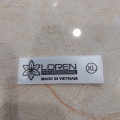 Mác satin lụa LOREN trắng