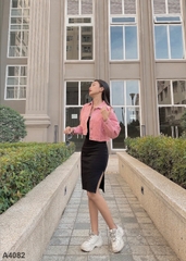 Áo khoác kaki LOREN hồng A4082