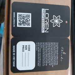 Tag giấy LOREN đen