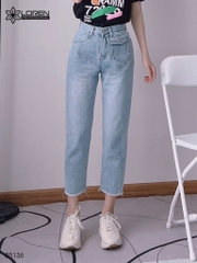 Quần jean baggy LOREN kiểu túi B5136