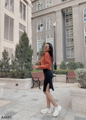 Áo khoác kaki cam A4081