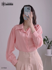 Áo sơ mi nữ LOREN cổ nhọn A1934