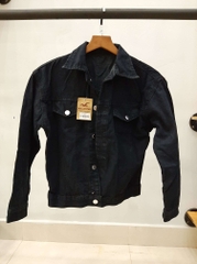 Áo khoác jean đắp chữ vàng A4085