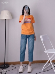 Quần jean baggy LOREN kiểu túi đắp B5149