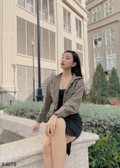 Áo khoác kaki xanh A4078