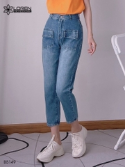Quần jean baggy LOREN kiểu túi đắp B5149