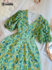 Đầm LOREN hoa nhí dáng chữ A C1928