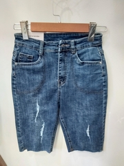 Quần jean ngố tua xanh B5250