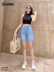 Quần jean ngố nữ LOREN 2 nút B31031