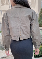 Áo khoác kaki xanh A4078