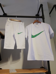 Sét thun nữ lửng adidas trắng A9030