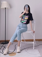 Quần jean baggy LOREN kiểu túi B5136